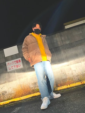 「AIR FORCE 1」｜「アイテム（ブルゾン）」を使った、aramax01さん（メンズ・168cm）の冬コーディネート