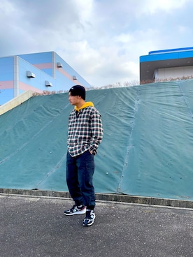 「Paul Smith（ポールスミス）のアイテム（ニットキャップ/ビーニー）」を使った、aramax01さん（メンズ・168cm）の冬コーディネート