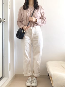 MINさん（レディース・158cm）の春コーディネート