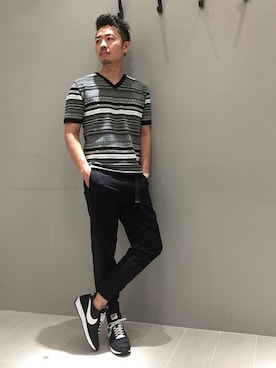 「5351 POUR LES HOMMES（ゴーサンゴーイチプールオム）のアイテム（パンツ）」を使った、daiさん（メンズ・180cm）の夏コーディネート