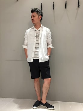 「5351 POUR LES HOMMES（ゴーサンゴーイチプールオム）のアイテム」を使った、daiさん（メンズ・180cm）の夏コーディネート