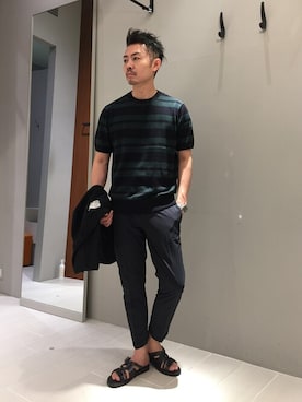 「lideal（リデアル）のアイテム」を使った、daiさん（メンズ・180cm）の夏コーディネート