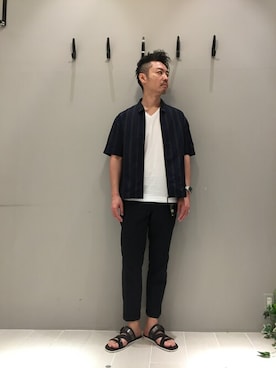 「lideal（リデアル）のアイテム」を使った、daiさん（メンズ・180cm）の夏コーディネート