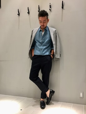 「スリムテーパード」｜daiさん（メンズ・180cm）の秋コーディネート