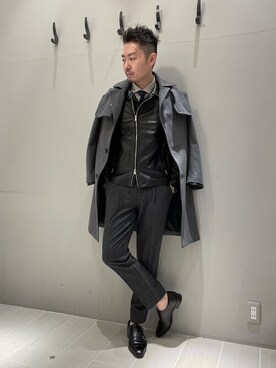 「lideal（リデアル）のアイテム」を使った、daiさん（メンズ・180cm）の冬コーディネート