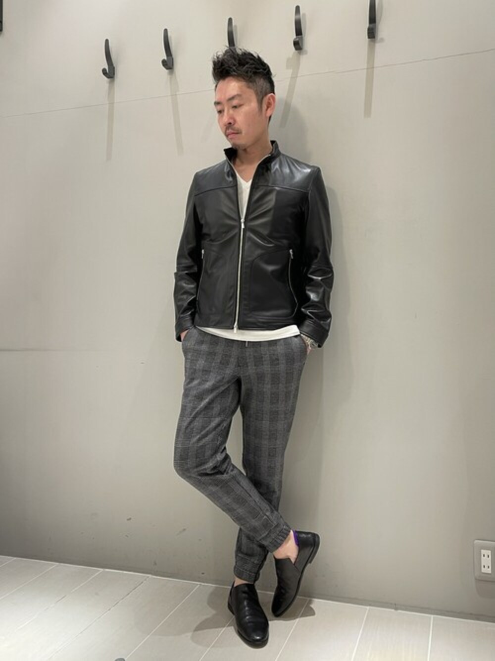 dai｜ABAHOUSEのライダースジャケットを使ったコーディネート - WEAR