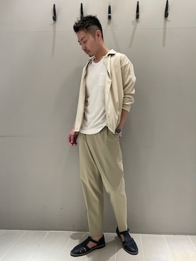 「bexist（ベグジット）のアイテム」を使った、daiさん（メンズ・180cm）の春コーディネート