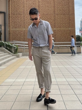 「アンクルパンツ」｜daiさん（メンズ・180cm）の春コーディネート