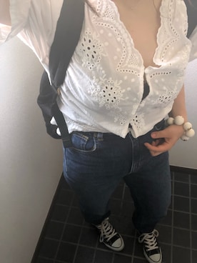 かなださん（レディース・152cm）の夏コーディネート