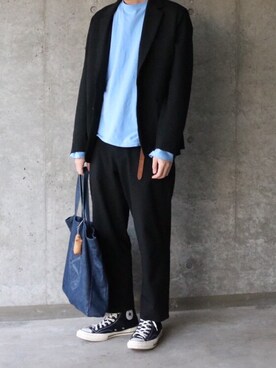 Yaeca ヤエカ のスーツジャケットを使ったメンズ人気ファッションコーディネート Wear
