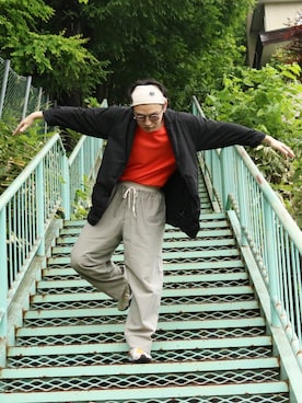 「TEATORA（テアトラ）のアイテム（ジャケット/アウター）」を使った、サトイさん（メンズ・170cm）の夏コーディネート