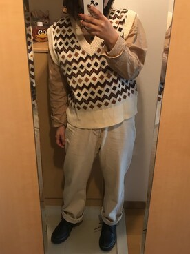 「アプレジュール」｜「アイテム（その他シューズ）」を使った、ばたさん（レディース・151cm）の秋コーディネート