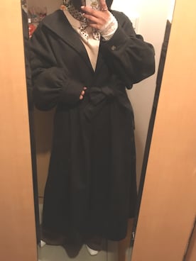 「mystic（ミスティック）のアイテム（ダウンジャケット/コート、グリーン系）」を使った、ばたさん（レディース・151cm）の秋コーディネート