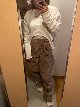 「Chico（チコ）のアイテム（財布/小物）」を使った、ばたさん（レディース・151cm）の春コーディネート