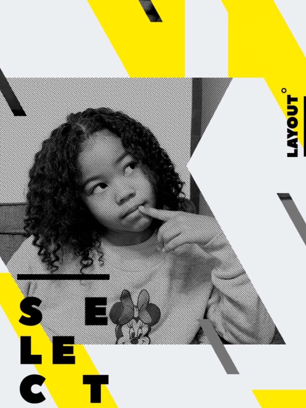 「キッズコーデ、9歳、スパイラルパーマ、パーマ、ミニー、UNIQLO」｜「UNIQLOのアイテム（スウェット、グレー系）」を使った、e-.-eさん（キッズ・90cm）の冬コーディネートの1枚目の写真