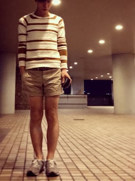 「JW Anderson（ジェイダブリューアンダーソン）のアイテム（ニット/セーター）」を使った、Asahi-1926さん（メンズ・171cm）の秋コーディネート