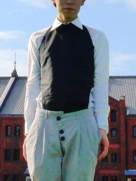 「KRIS VAN ASSCHE（クリスヴァンアッシュ）のアイテム（パンツ）」を使った、Asahi-1926さん（メンズ・171cm）の秋コーディネート