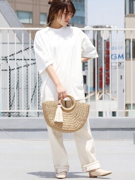 「Velva Sheen（ベルバシーン）のアイテム」を使った、ROOPTOKYO_sakiさん（レディース・160cm）の春コーディネート