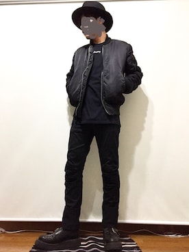 葛根湯さんの「＜ALPHA INDUSTRIES＞ MA-1 TIGHT/アウター◆」を使ったコーディネート