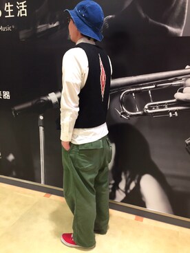 「C-PLUS HEAD WEAR（シープラスヘッドウェアー）のアイテム」を使った、yuheiさん（メンズ・175cm）の春コーディネート