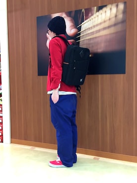 「STARTER BLACK LABEL(スターターブラックレーベル)のアイテム(バッグ)」を使った、yuheiさん(メンズ・175cm)の春コーディネート