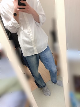 「Daniel Wellington（ダニエルウェリントン）の販売終了クラシックペティット アッシュフィールド32mm（アナログ腕時計）」を使った、ぽぴさん（メンズ・168cm）の春コーディネート