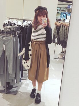 「planet（planet）のアイテム」を使った、jiaさん（レディース・153cm）の秋コーディネート