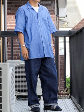 「N.HOOLYWOOD」｜「アイテム（サンダル）」を使った、yopida39さん（メンズ・165cm）の春コーディネート