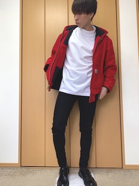 「carhartt」｜「アイテム（その他シューズ）」を使った、Makotoさん（メンズ・175cm）の春コーディネート