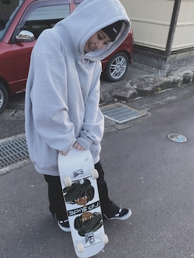 「アイテム（チノパンツ）」を使った、Rchanさん（レディース・154cm・10代）の春コーディネート