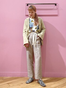 「TOGA PULLA（トーガ　プルラ）のアイテム（ピアス（両耳用））」を使った、Haruka.さん（レディース・164cm）の冬コーディネート