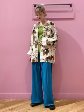 「AiE（エーアイイー）のアイテム」を使った、Haruka.さん（レディース・164cm）の春コーディネート