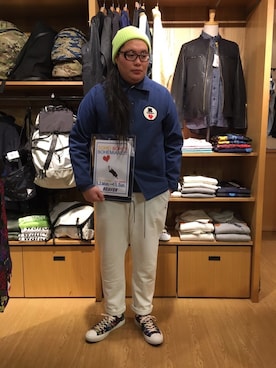 日下部氏さん（メンズ・180cm）の冬コーディネート