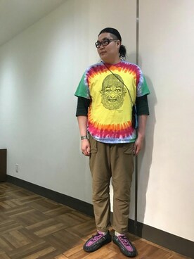 日下部氏さん（メンズ・180cm）の春コーディネート