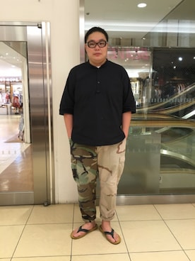 日下部氏さん（メンズ・180cm）の夏コーディネート