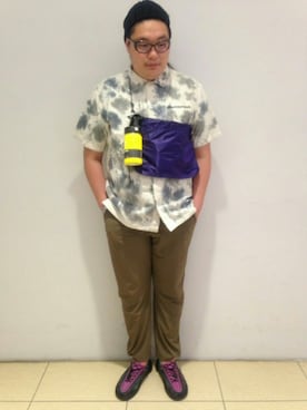 日下部氏さん（メンズ・180cm）の夏コーディネート