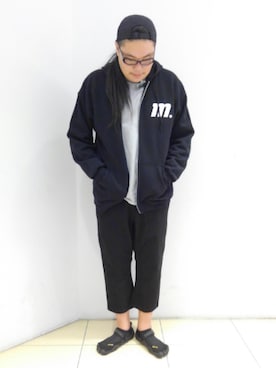 日下部氏さん(メンズ・180cm)の夏コーディネート