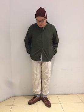 日下部氏さん（メンズ・180cm）の夏コーディネート