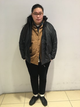 日下部氏さん(メンズ・180cm)の冬コーディネート