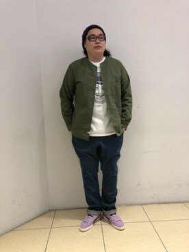 日下部氏さん（メンズ・180cm）の冬コーディネート