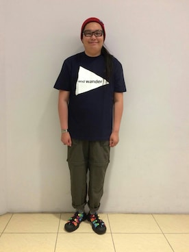 日下部氏さん（メンズ・180cm）の春コーディネート