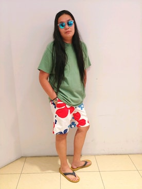 日下部氏さん（メンズ・180cm）の夏コーディネート