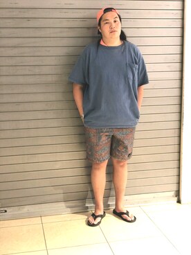 日下部氏さん（メンズ・180cm）の夏コーディネート