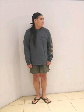 日下部氏さん（メンズ・180cm）の夏コーディネート