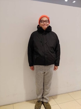 「BURLAP OUTFITTER（バーラップアウトフィッター）のアイテム（ナイロンジャケット）」を使った、日下部氏さん（メンズ・180cm）の秋コーディネート