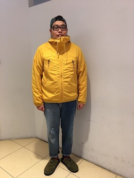 「MANASTASH（マナスタッシュ）のアイテム（ジャケット/アウター）」を使った、日下部氏さん（メンズ・180cm）の冬コーディネート