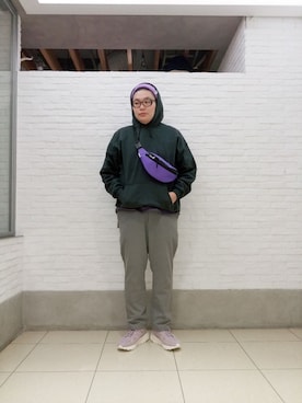 日下部氏さん(メンズ・180cm)の冬コーディネート