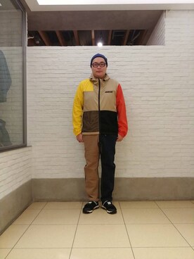 「MANASTASH（マナスタッシュ）のアイテム（ジャケット/アウター）」を使った、日下部氏さん（メンズ・180cm）の冬コーディネート