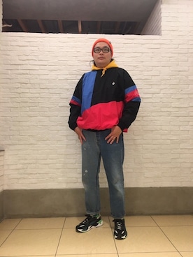 「ALDIES（アールディーズ）のアイテム（ジャケット/アウター）」を使った、日下部氏さん（メンズ・180cm）の冬コーディネート