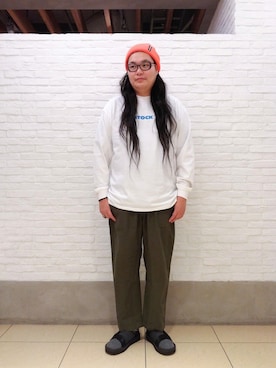 日下部氏さん（メンズ・180cm）の冬コーディネート